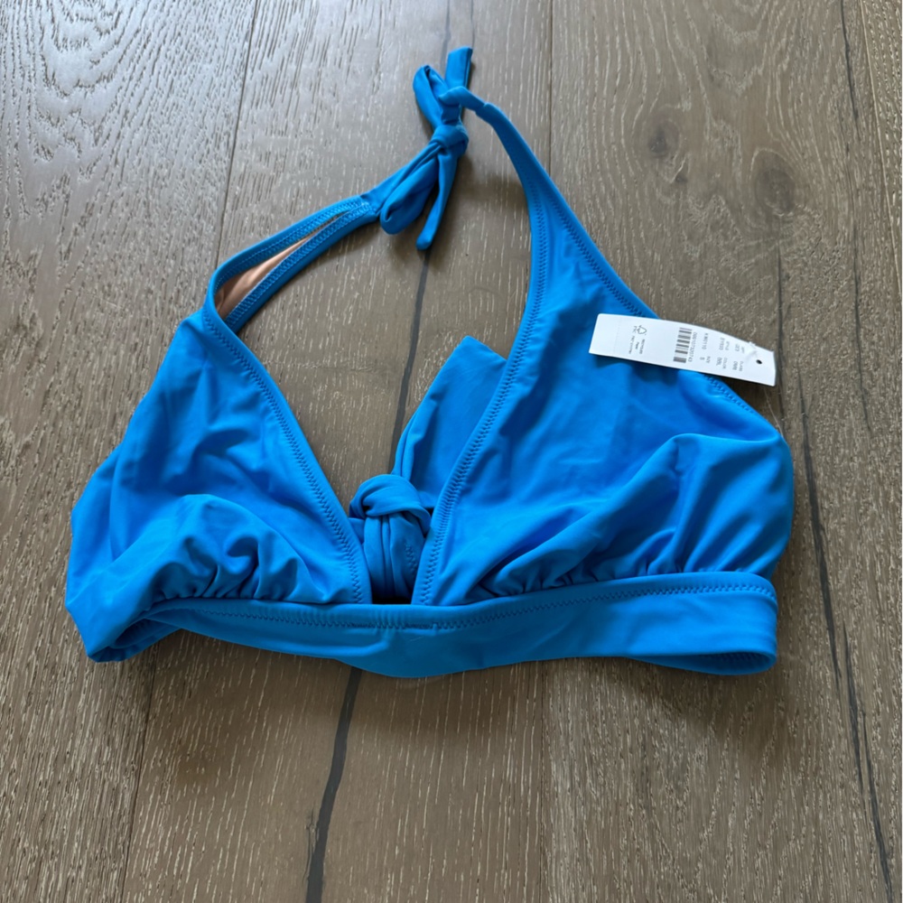 J. Crew bright Blue Bikini Top for D-DD